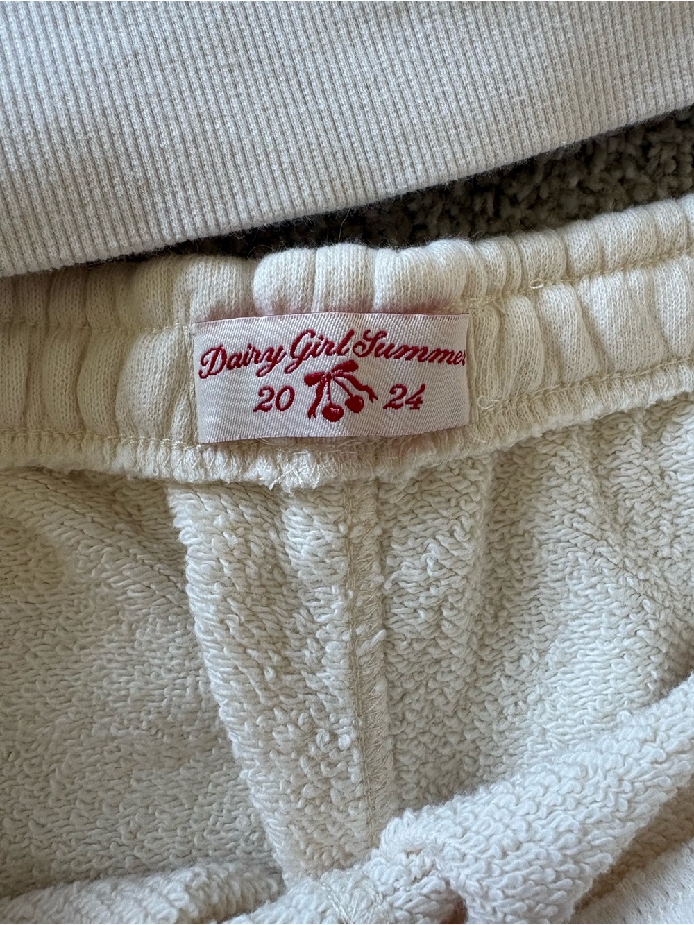 Dairy Boy Dairy Girl Summer 2024 Cherry Stitch Crewneck and Shorts - Picture 6 of 7